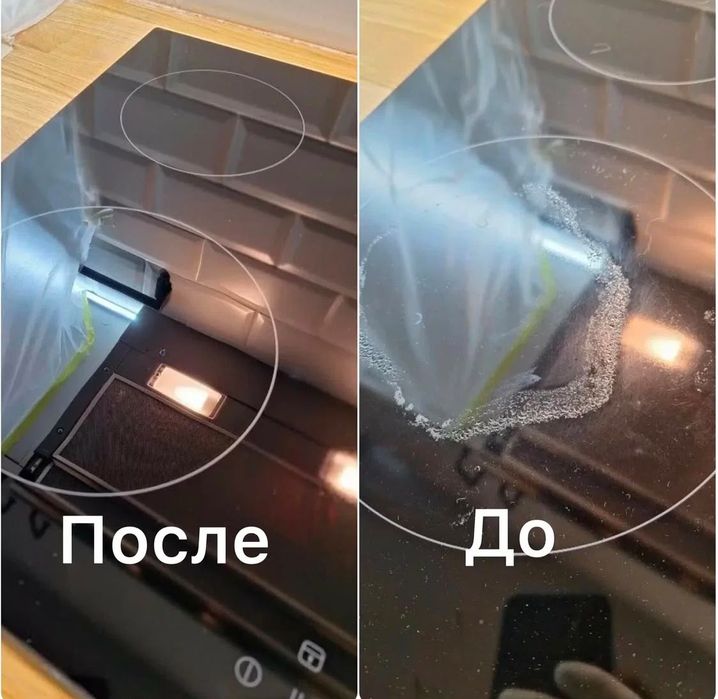 Полировка чистка кухонных плит
