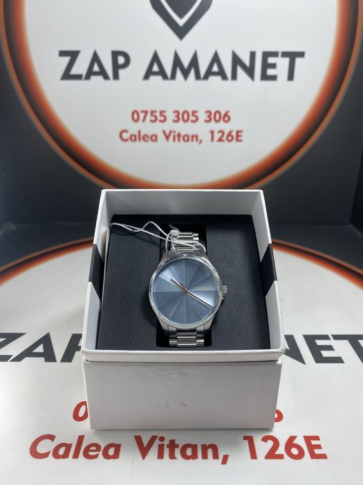 ZAP AMANET VITAN - Ceas Calvin Klein - Silver Blue