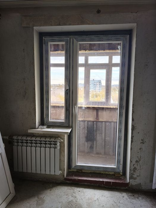 Продам балконный блок в комплекте новый!