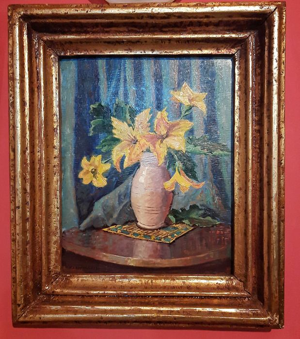 Христо Каварналиев  маслена картина, натюрморт