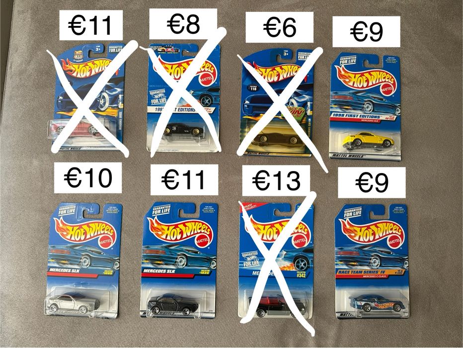 Hot Wheels - mainline BMW, Mercedes, Bentley, Lexus и др.