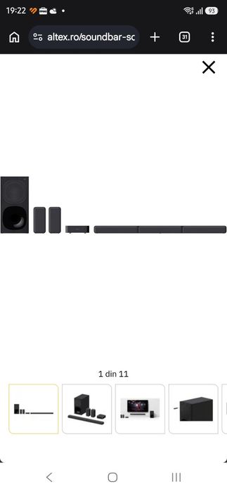 Soundbar SONY HT-S40R 600w