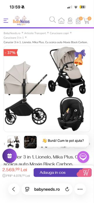Carucior Lionelo Mika Plus