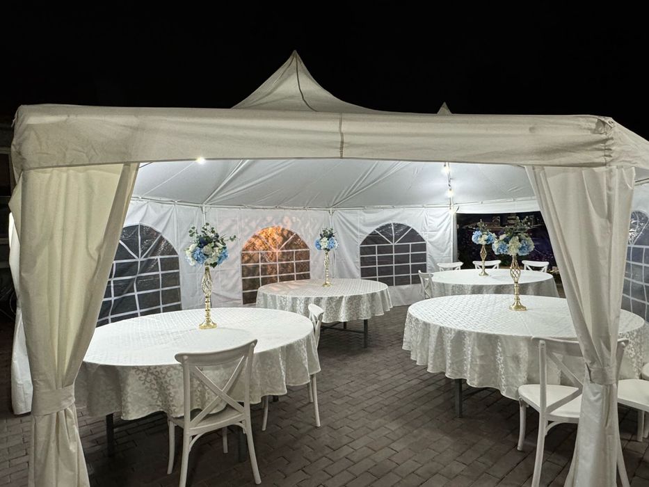 Шатер палатка және полуюрта аренда | Той, құдалық, мерекелерге