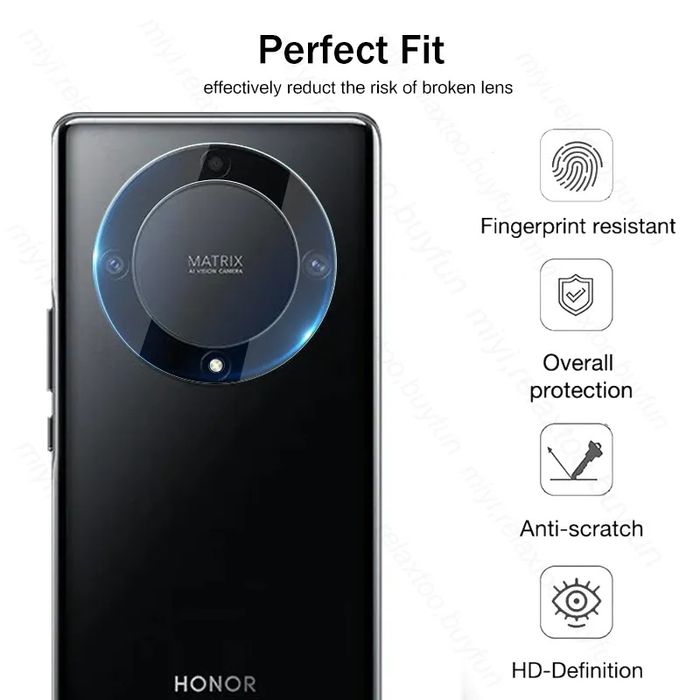 Honor Magic 6 5 Lite / Magic 5 Pro / 3D 9H Стъклен протектор за камера