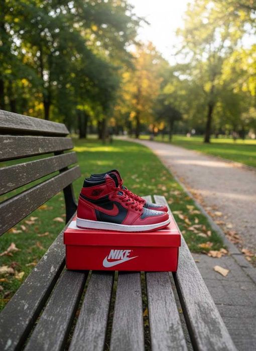 Jordan 1 High Varsity Red - Adidasi fete baieti