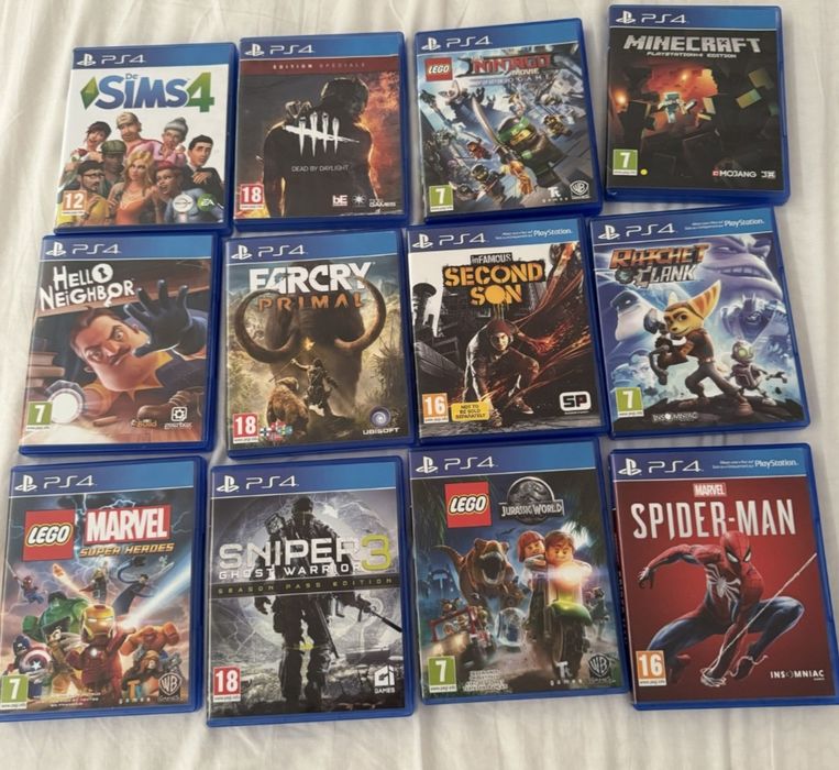 [PS4/PS5] Vând 116 jocuri originale pentru PlayStation 4 și 5 //poze reale