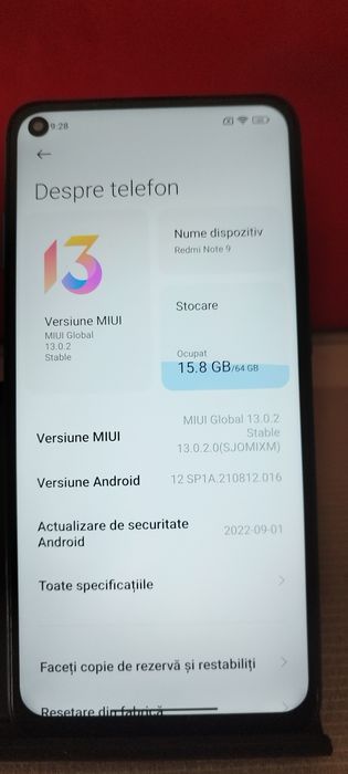 Xiaomi Redmi note 9
