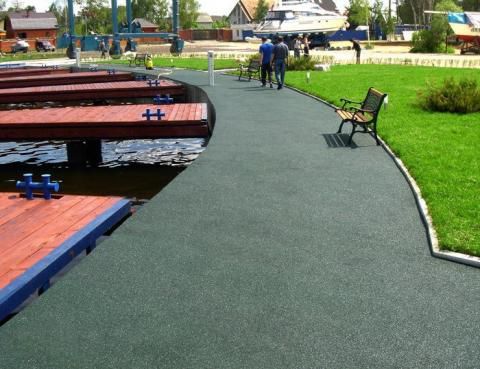 Резиновый покрития для спорт