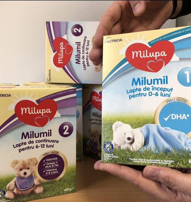 Vând lapte praf milumil 2  am și 1 dar 2 cuti nu a fost folosit niciodată