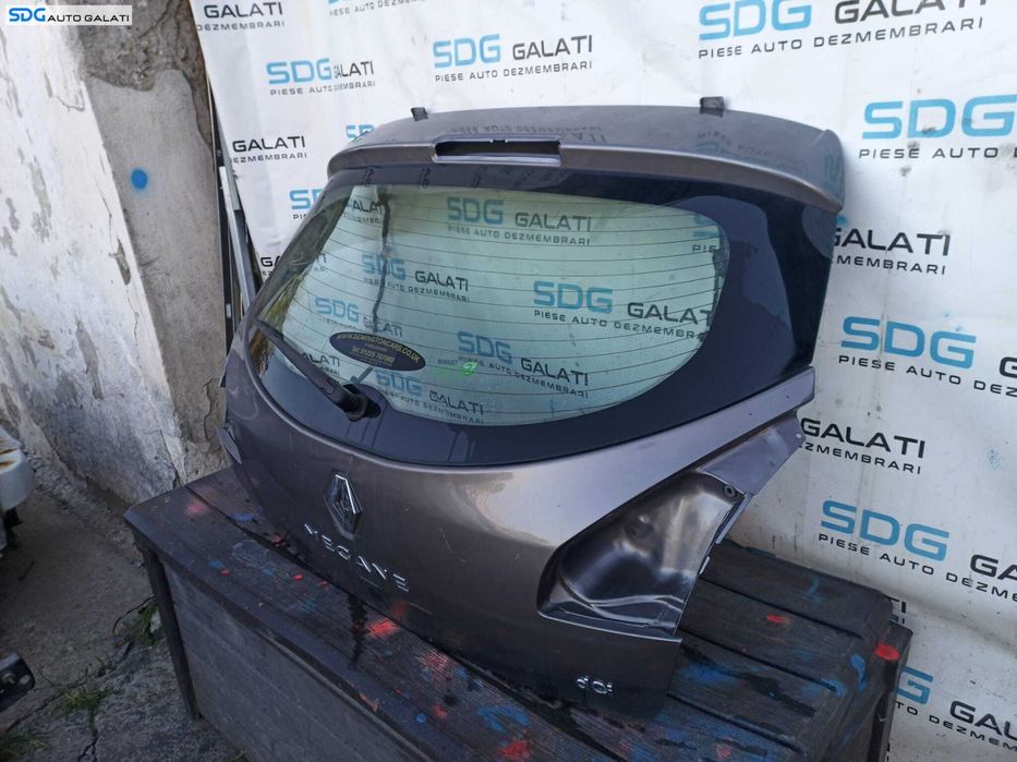 Haion Hayon Portbagaj Dezechipat cu Luneta Geam Sticla cu Imperfectiune Renault Megane 3 Hatchback 2008 - 2016 [1741]