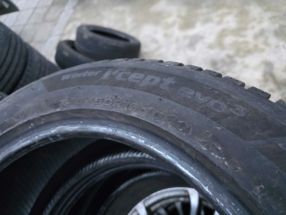 2бр Като нови зимни гуми 245 50 18 - Hankook - DOT 2023 -