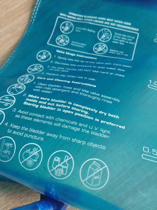 Vând rezervor de apă (bladder) pentru rucsac, capacitate 1.5 Litri, id