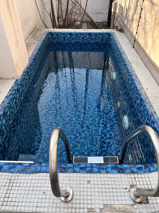 Баня «Лев» центр, уличный бассейн