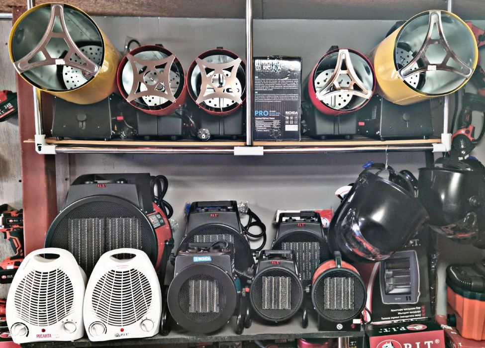 Пушки обогреватели газовые, электрические 220в, 380в