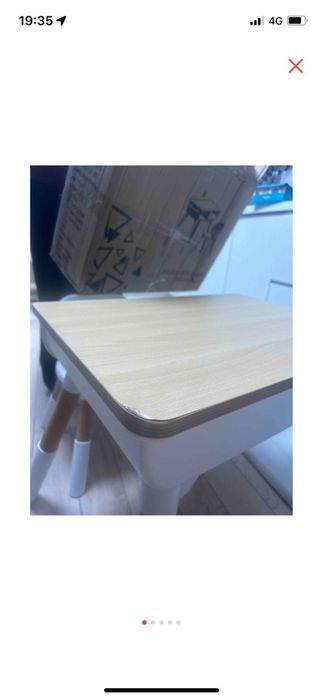 Детский письменный стол с тумбой