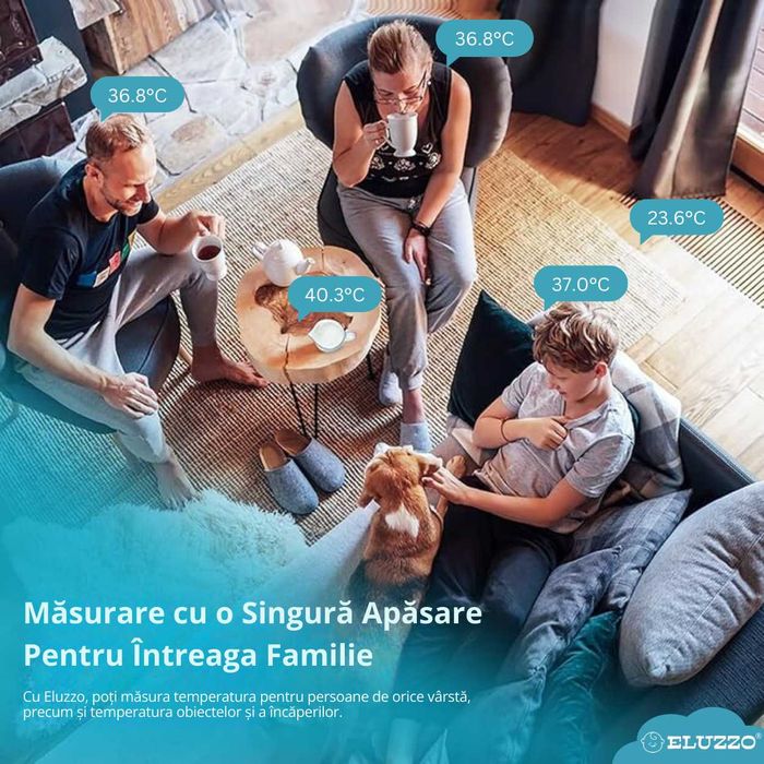 Termometru Digital, Infrarosu, pentru Copii si Adulti, NOU, Sigilat