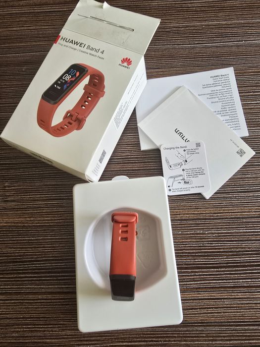 Смарт часовник Huawei Band 4 Sport Band, Sunrise Amber