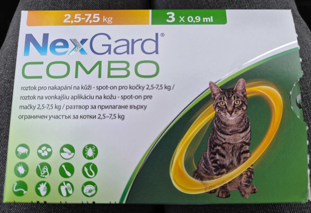 Пипета за обезпаразитяване на котка