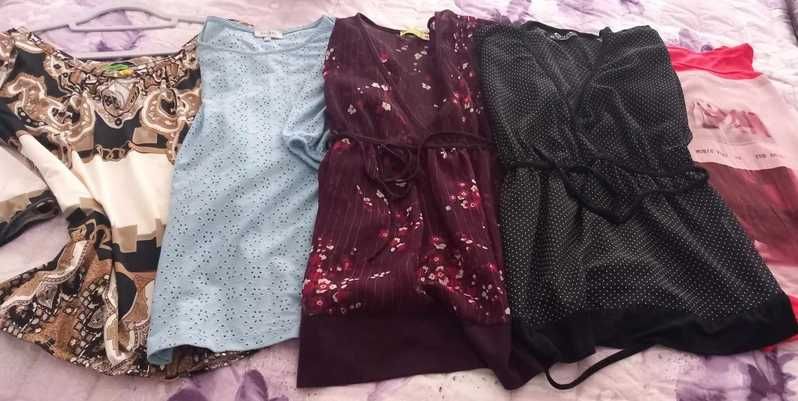 Lot 5 bluze damă – mărimea L/XL, 42/44