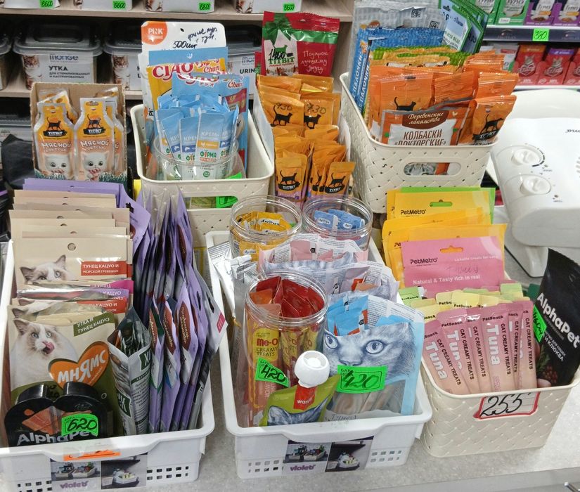 Лакомства для кошек