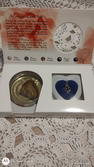 Колие с  естествена перла