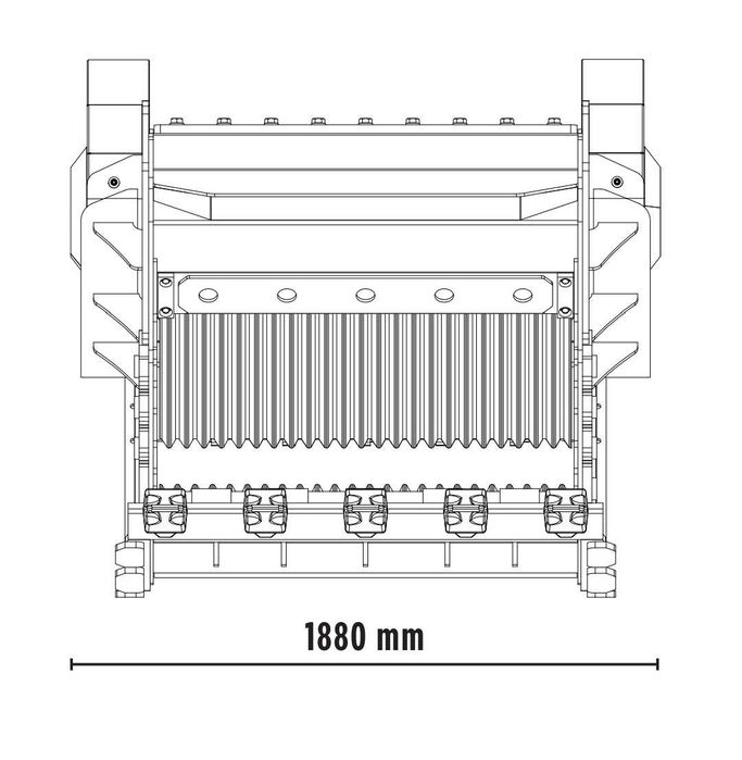 Cupe concasoare MB Crusher BF135.8 pentru excavatoare 43-80 ton