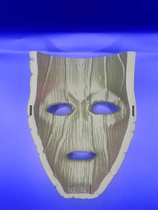 Mască „The Mask” – aspect lemn, prop decorativ / colecție