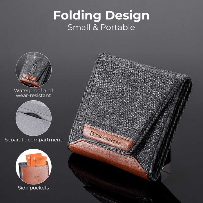 K&F Concept Комплект от 3 филтъра UV CPL ND4