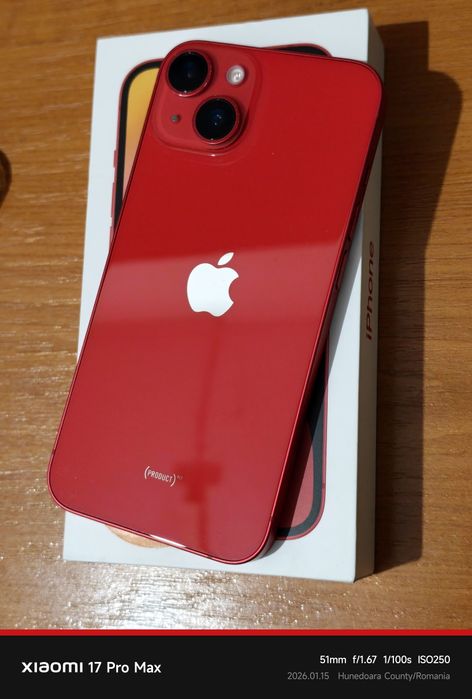 Apple iPhone 14 - 128 GB Red Product /Impecabil / Neverlock