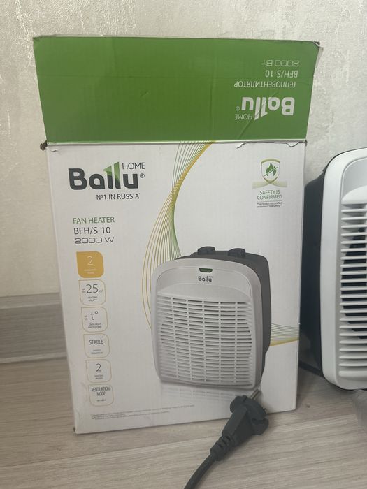 Тепловентилятор/ вентилятор Ballu новый