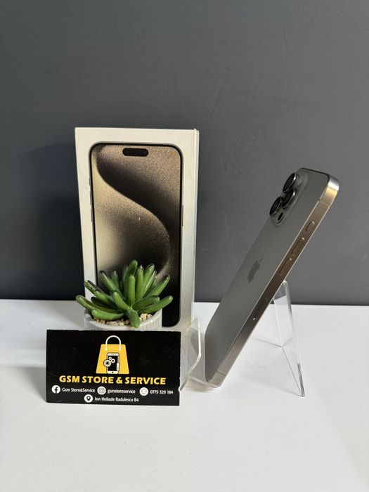 Iphone 15 Pro Max Natural Titanium 256Gb Garantie Gsm Store&Service