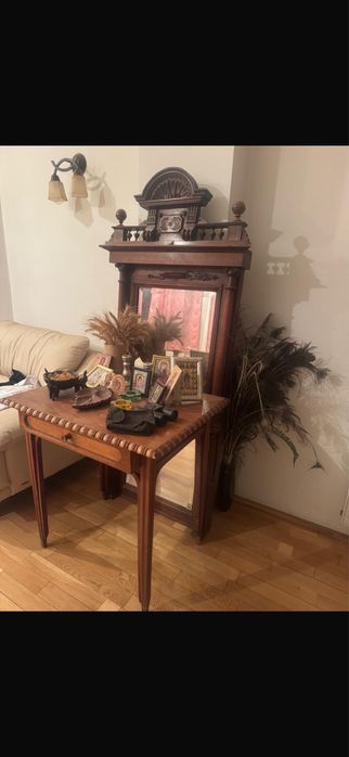 Vand oglinda stil  Bidermaier antic