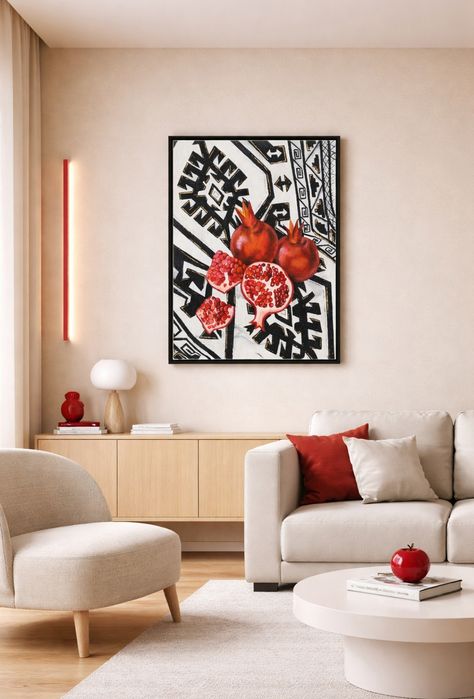 Картина Гранаты. Интерьерная картина