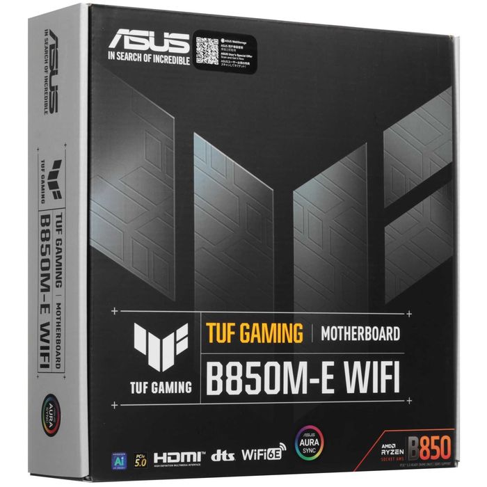 - Материнская плата MB Asus AMD AM5 TUF Gaming B850M-E WiFi DDR5