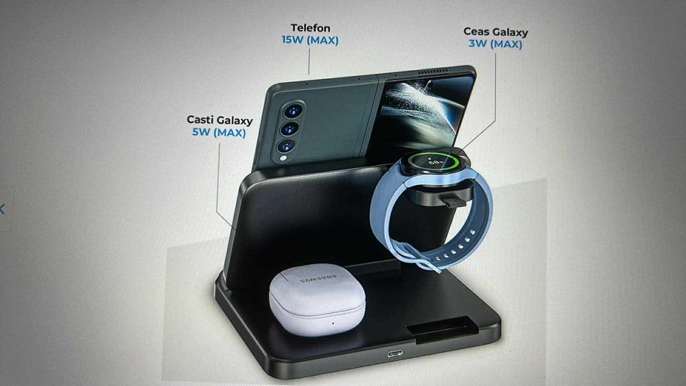 Incarcator Wireless Portabil 3 In 1