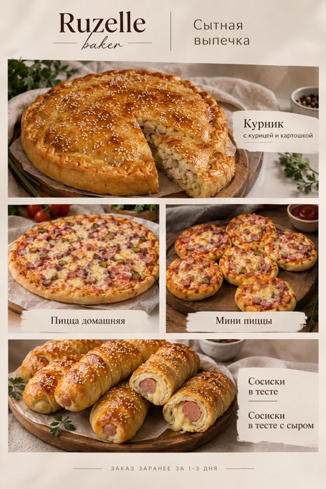 Выпечка на заказ