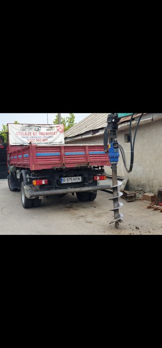 Motoburghiu de  Închiriat cu Foreză & Burghiu 300mm