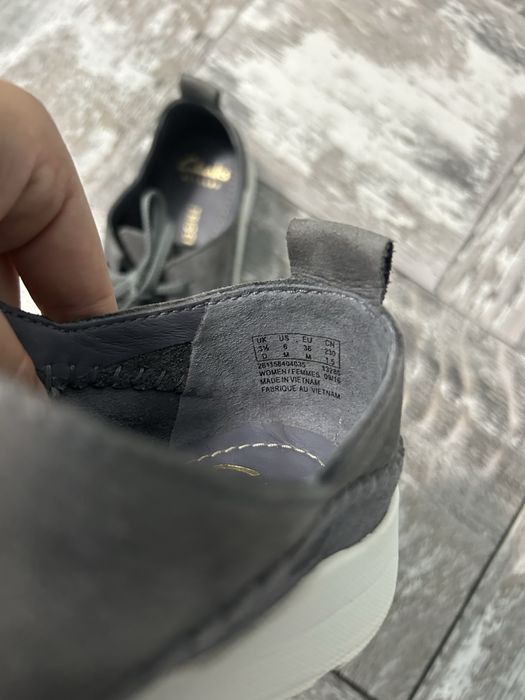 Дамски обувки Clarks / Кларкс Trigenic - кожени и велурени 36 номер