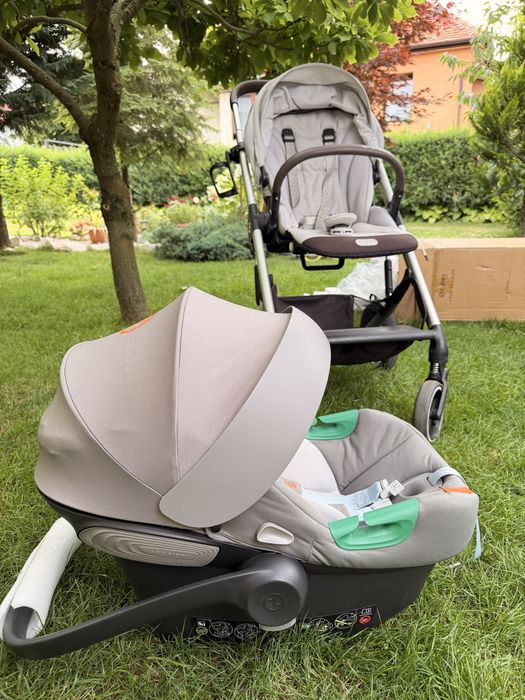 Cybex Balios S Lux 3 in 1 Stone Grey - stare excelenta, accesorii
