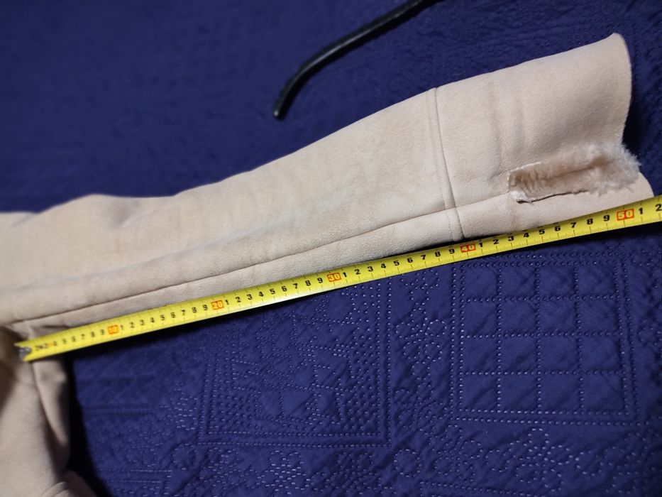 Велурено палтенце