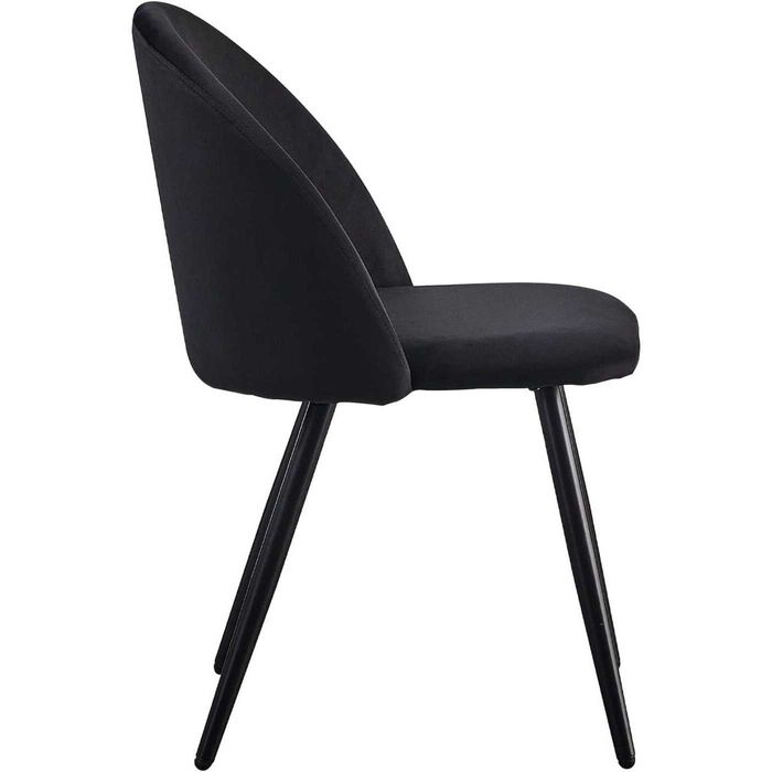 ПРОМОЦИЯ Трапезни столове–CLIPOP C-U-DC-0074BL дамаска от кадифе–2 бр.