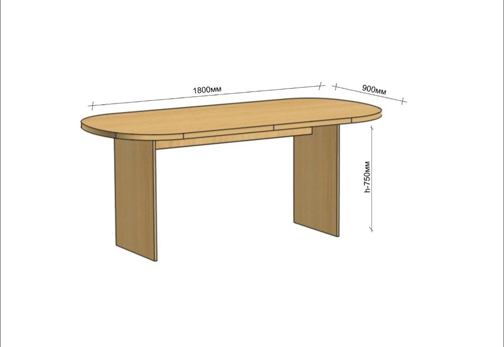 Продам стол овальный