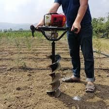 Шнековый мотобур бензиновый ком 3 насадки