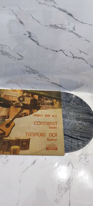 Disc vinil Formații Rock Contrast Suceava și Timpuri noi București, Electrecord 1988