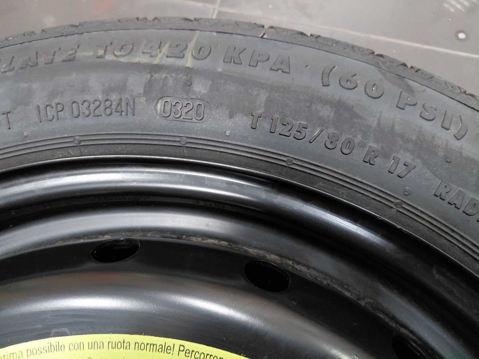 6851507 Нова 125/80 17" Резервна гума патерица BMW U06 F45 F4 F48 Mini