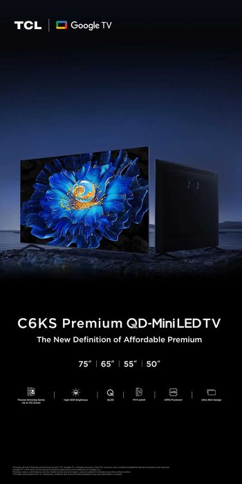 Телевизор TCL 65/75 P8L QD-MiniLED 144HZ От Официального дилера