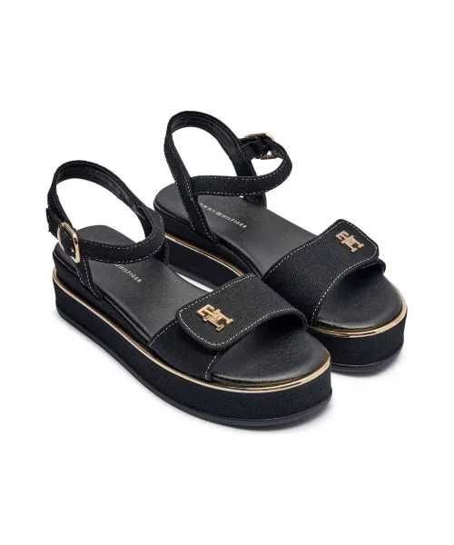 Черни сандали Tommy Hilfiger