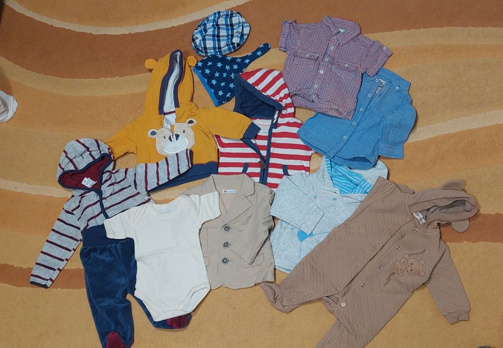 Lot haine bebeluși 0-6luni/