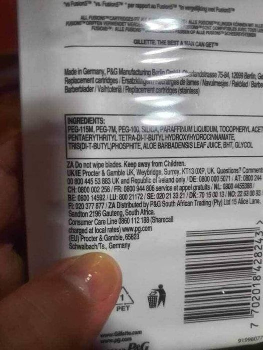 Vand Rezerve Gillette Originale IEFTINE